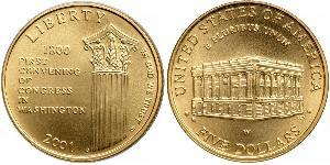 5 Доллар США (1776 - ) Золото 