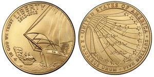 5 Доллар США (1776 - ) Золото 