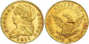 5 Доллар США (1776 - ) Золото 