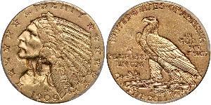 5 Доллар США (1776 - ) Золото 