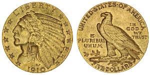 5 Доллар США (1776 - ) Золото 