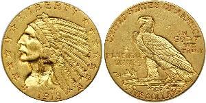 5 Доллар США (1776 - ) Золото 