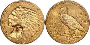 5 Доллар США (1776 - ) Золото 