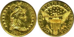 5 Доллар США (1776 - ) Золото 