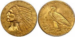5 Доллар США (1776 - ) Золото 
