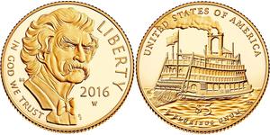 5 Доллар США (1776 - ) Золото 