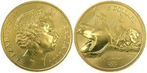 5 Доллар Австралия (1939 - ) Латунь Елизавета II (1926-2022)