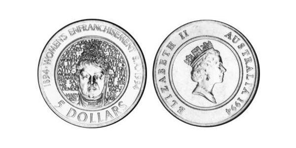 5 Доллар Австралия (1939 - ) Сталь 