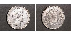 5 Драхма Королевство Греция (1832-1924) Серебро Оттон I (король Греции) (1815 - 1867)