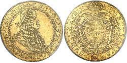 5 Дукат Габсбургская империя (1526-1804) Золото Леопольд I (император Священной Римской империи)(1640-1705)