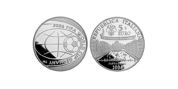5 Евро Италия Серебро 
