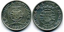 5 Ескудо Сан-Томе і Принсіпі (1469 - 1975) Срібло 