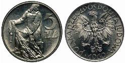 5 Злотий Польська Народна Республіка (1952-1990)  