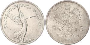 5 Злотий Польська республіка (1918 - 1939) Срібло 