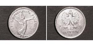 5 Злотий Польська республіка (1918 - 1939) Срібло 