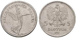 5 Злотий Польська республіка (1918 - 1939) Срібло 