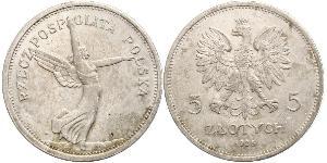 5 Злотий Польська республіка (1918 - 1939) Срібло 