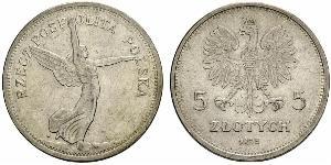5 Злотий Польська республіка (1918 - 1939) Срібло 