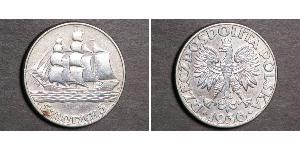 5 Злотий Польська республіка (1918 - 1939) Срібло 