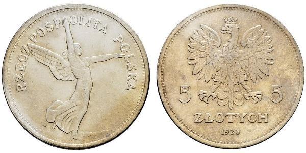5 Злотий Польська республіка (1918 - 1939) Срібло 