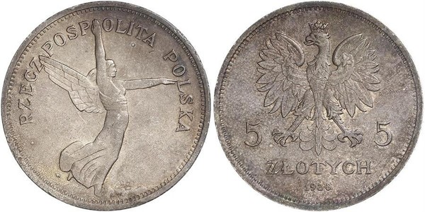 5 Злотий Польська республіка (1918 - 1939) Срібло 