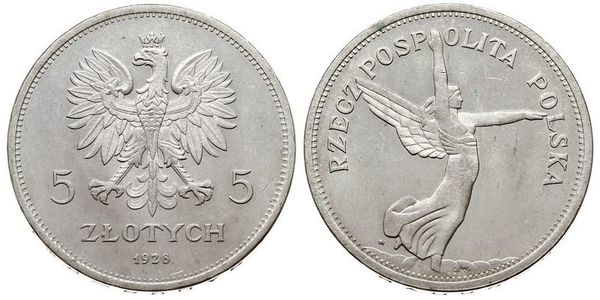 5 Злотий Польська республіка (1918 - 1939) Срібло 