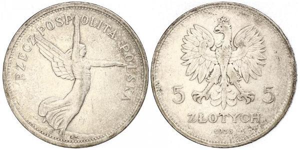 5 Злотий Польська республіка (1918 - 1939) Срібло 