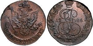 5 Копійка Російська імперія (1720-1917) Мідь Катерина II (1729-1796)