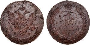 5 Копійка Російська імперія (1720-1917) Мідь Катерина II (1729-1796)