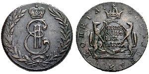 5 Копійка Російська імперія (1720-1917) Мідь Катерина II (1729-1796)