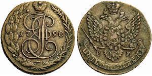 5 Копійка Російська імперія (1720-1917) Мідь Катерина II (1729-1796)