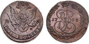 5 Копійка Російська імперія (1720-1917) Мідь Катерина II (1729-1796)