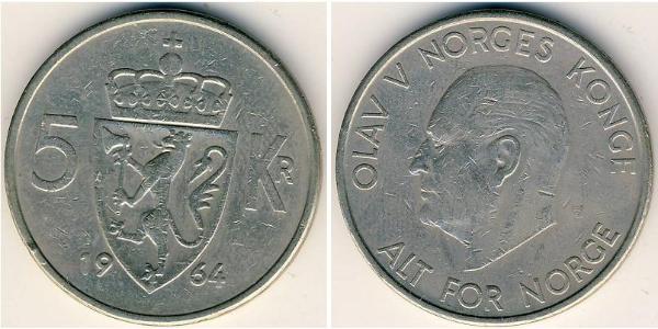 5 Крона Норвегія Нікель/Мідь 