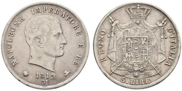 5 Лира Италия Серебро 