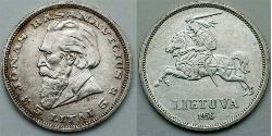 5 Litas Lituania (1991 - ) Plata 