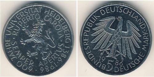 5 Марка ФРГ (1949-1990)  
