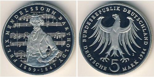 5 Марка ФРГ (1949-1990)  