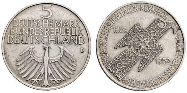 5 Марка ФРН (1949-1990)  