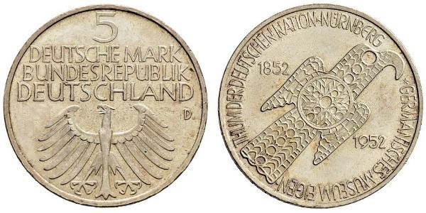 5 Марка ФРН (1949-1990)  