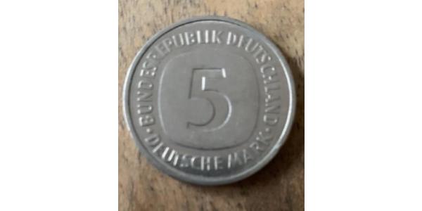 5 Марка Германия Никель/Медь 