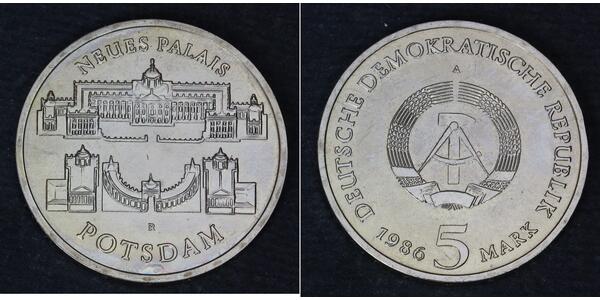 5 Марка Германская Демократическая Республика (1949-1990) Никель/Медь 