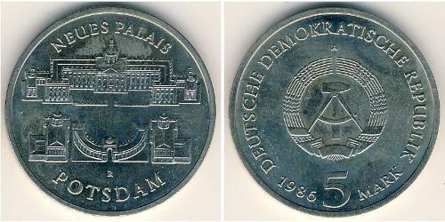 5 Марка Німецька Демократична Республіка (1949-1990) Нікель/Мідь 