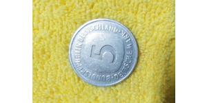 5 Марка Німеччина Нікель/Мідь 