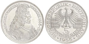 5 Марка Германия Серебро 