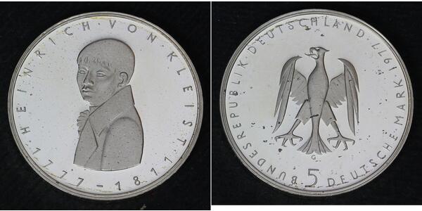 5 Марка Германия Серебро 