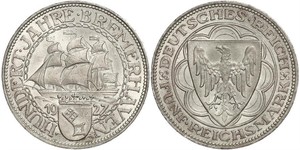 5 Марка Веймарська республіка (1918-1933) Срібло 