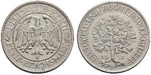 5 Марка Веймарська республіка (1918-1933) / Німеччина Срібло 
