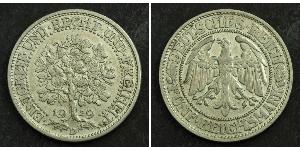 5 Марка Веймарська республіка (1918-1933) / Німеччина Срібло 