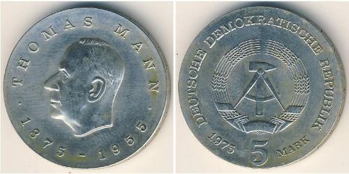 5 Марка Германская Демократическая Республика (1949-1990) Цинк/Никель/Медь 