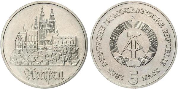 5 Марка Германская Демократическая Республика (1949-1990) Цинк/Никель/Медь 